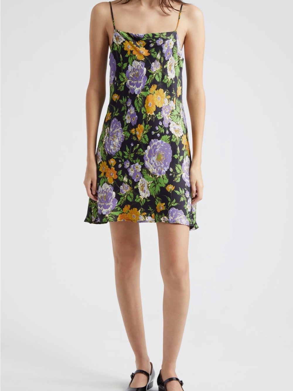 Farm Rio Capri Floral Mini Slip Dress - Medium